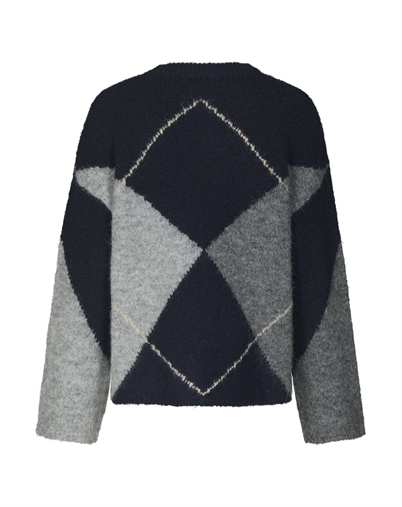 Neo Noir - Inga Check Strik - Navy 